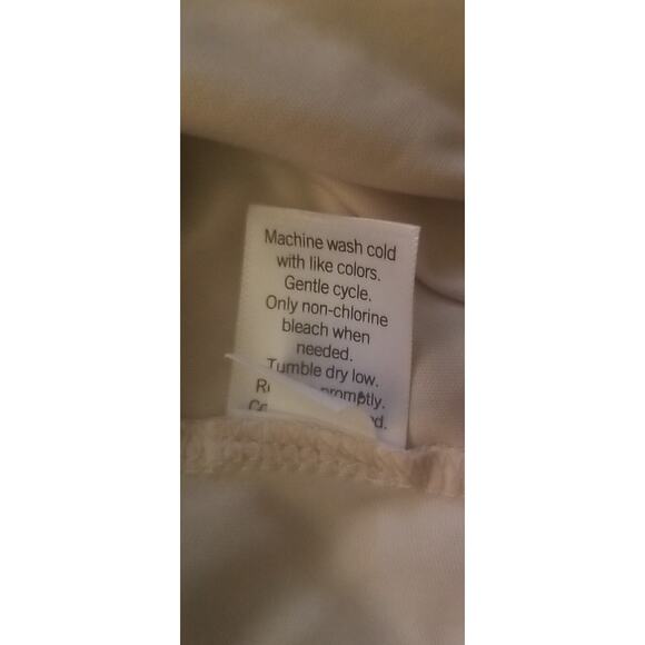 Nine West Women's Dress White/Cream Black Stripes Sheer Lined Size XXL - Picture 14 of 16